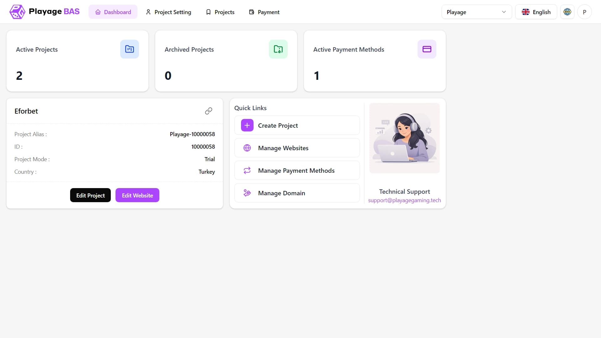 BAS Dashboard