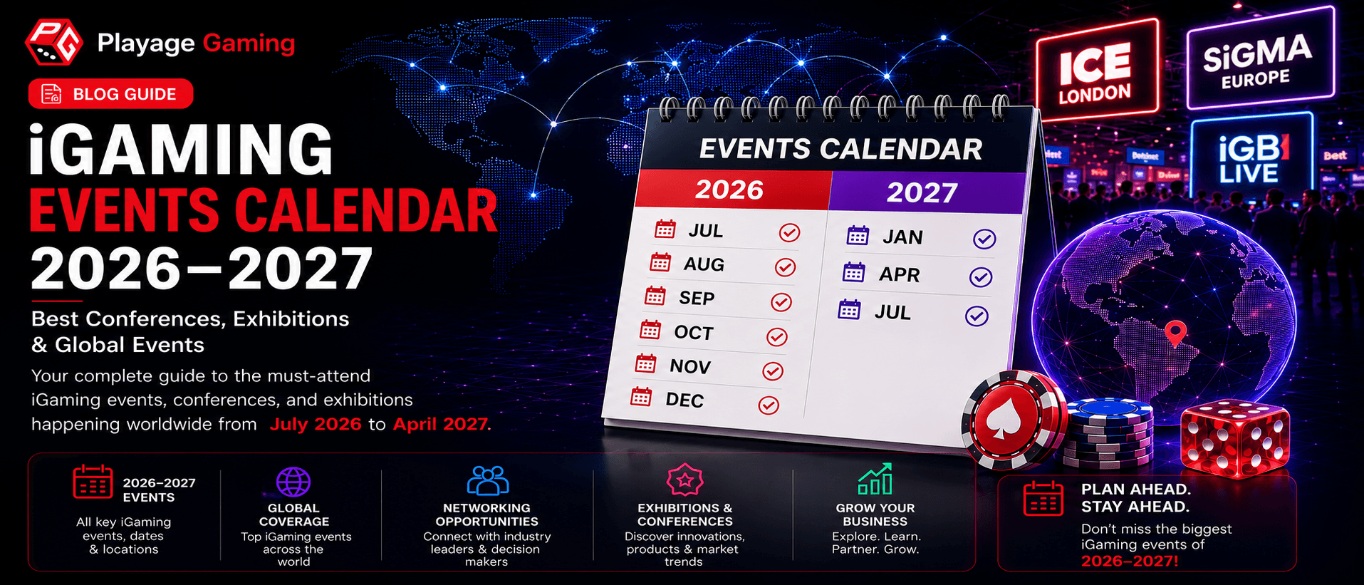 Upcoming iGaming Events Calendar 2026-2027