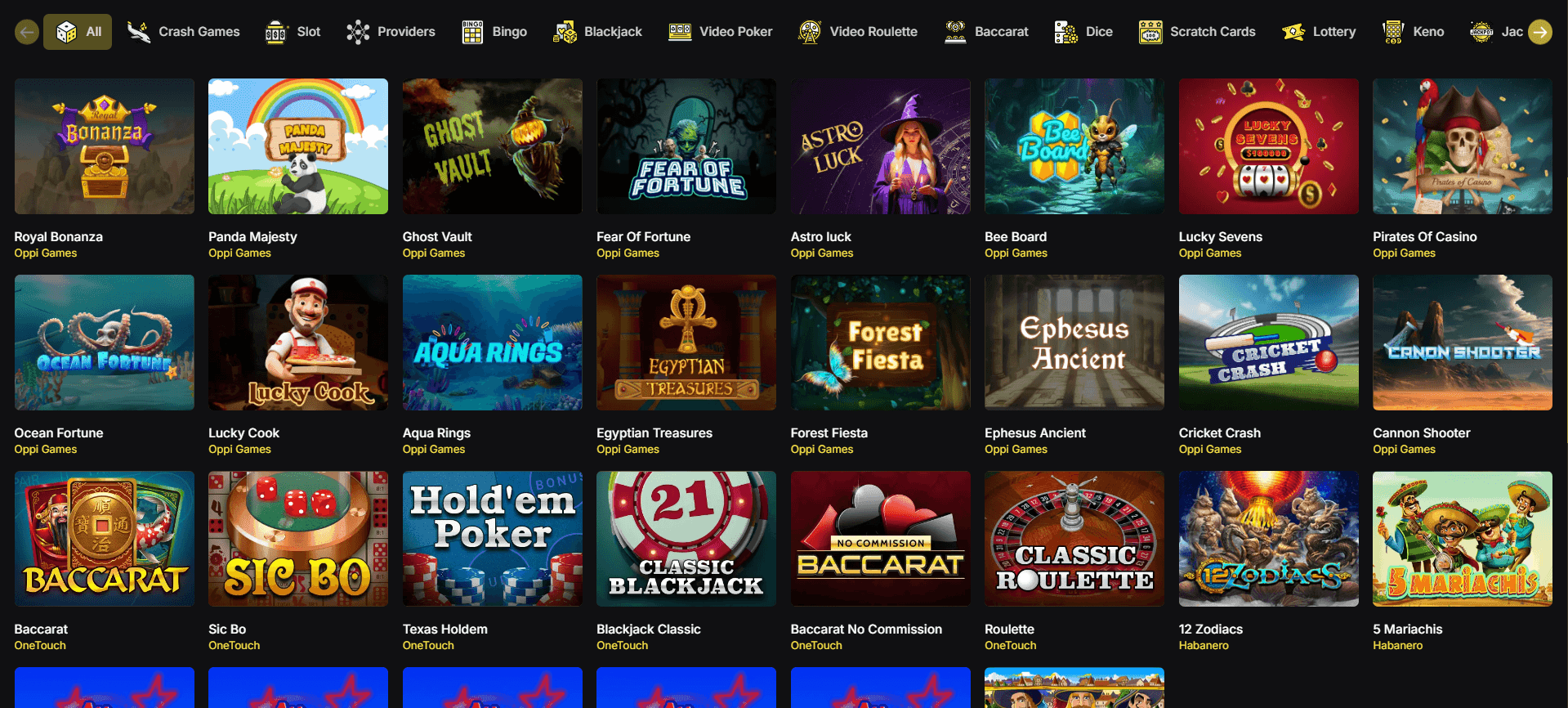 Casino Game Library