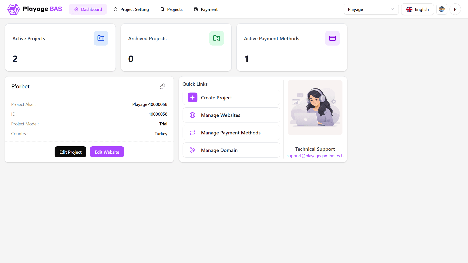 BAS Dashboard